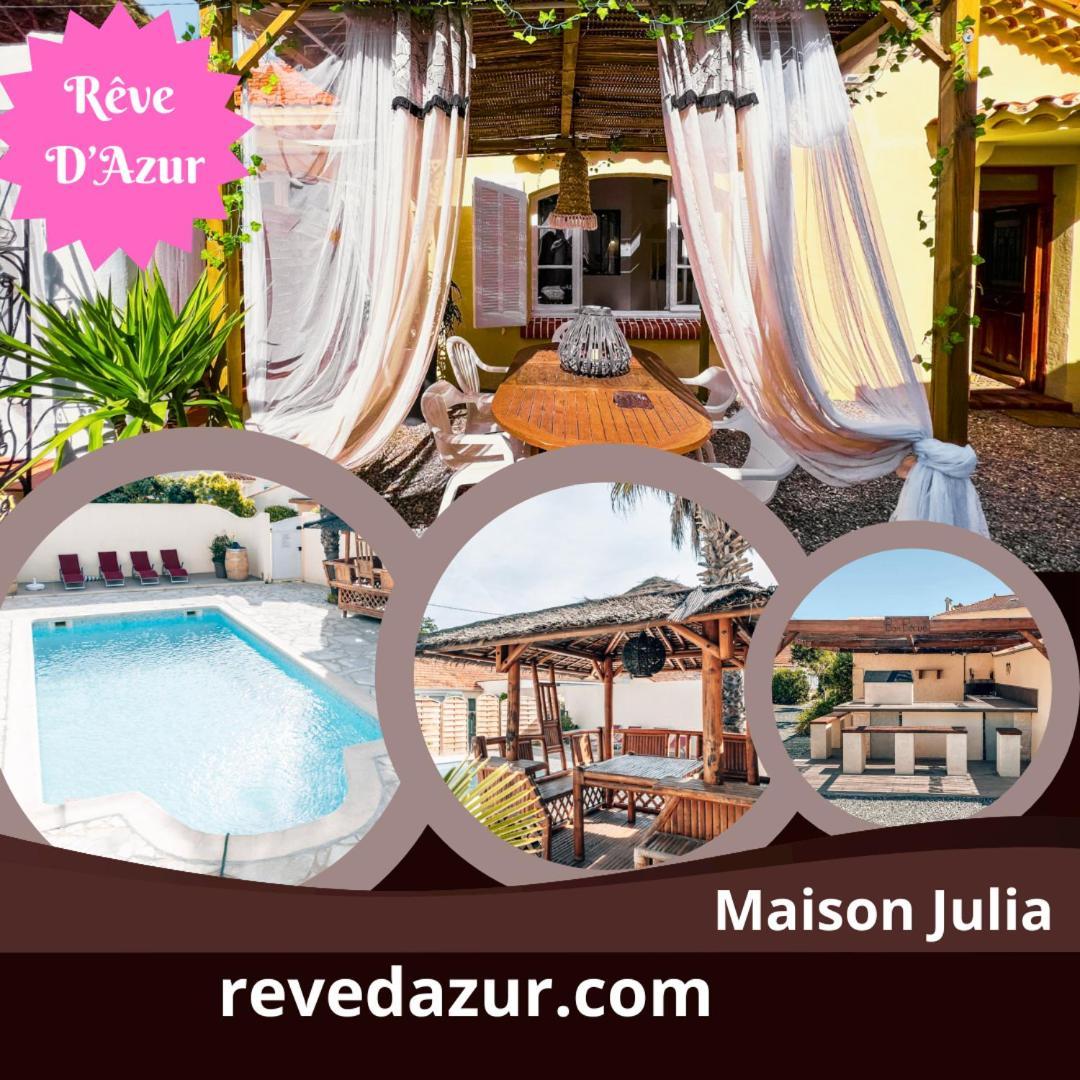 Reve D'azur: Beachfront With Shared Pool And Bbq Terrace Holiday home *