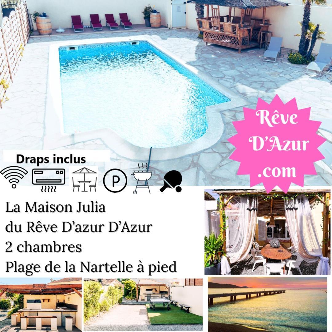 Holiday home Reve D'azur: Beachfront With Shared Pool And Bbq Terrace